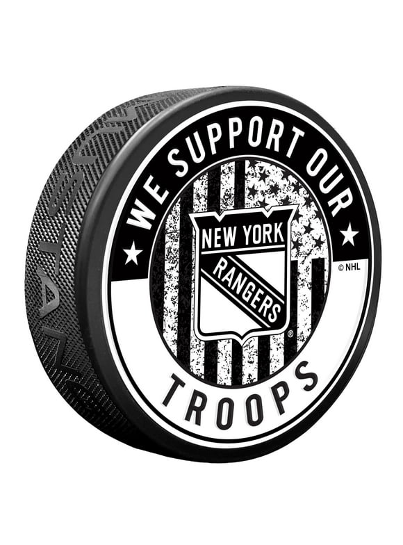 New York Rangers Military Appreciation Puck