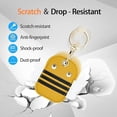 thumbnail image 3 of Leather Keychain Case Holder for Apple Airtag,Protective Air Tag Cover with Keychain Ring,Anti-Scratch Airtags Case for Keys, 3 of 6
