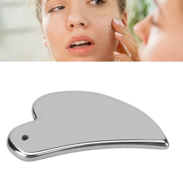 Herramienta Terahertz Gua Sha, Herramienta Colgante De Piedra Energética De Masaje Seguro En Forma De Corazón Para Piernas Para Mujeres
