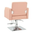 thumbnail image 4 of UBesGoo Barber Salon Chair, Hydraulic Barber Styling Chair for Hair Stylist Beauty Salon Spa Equipment, Pink, 4 of 12