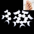 thumbnail image 3 of 500pcs Delicate Crescent Nail Fake Manicure Patch Creative Nail Tips Artificial False Nails Tips Finger Sticker Nail Art Extension Tool for Woman Girl (White), 3 of 7