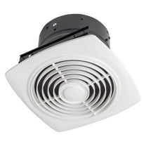 Broan-NuTone 505 Exhaust Fan, White Vertical Discharge Ceiling Ventilation Fan, 8.5 Sones, 200 CFM, 8" CA3