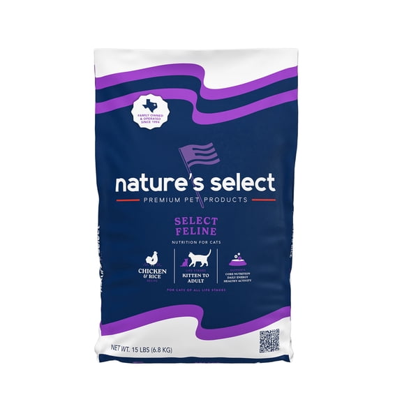 Nature's Select Feline Classic Nutrition Recipe - Dry Cat Food for All Ages