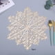 thumbnail image 2 of de 6 alfombrillas antideslizantes con forma de nieve para Gloria Placemats para cenar, 2 of 9