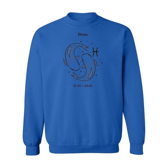 Cute Pisces Sign. Sweatshirt Women -Image by Shutterstock, Female 3X-Large