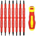 thumbnail image 1 of 7 Pieces Electrician Insulated Screwdriver Set - Strong Electromagnetic Insulated Screwdriver Set - 500v - Multifunction - 14 In 1 Chrome Vanadium All, 1 of 5