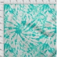 thumbnail image 4 of oneOone Polyester Spandex Aqua Blue Fabric Tie Dye Dress Material Fabric Print Fabric By The Yard 56 Inch Wide, 4 of 6