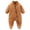 Khaki, variant on CAICJ98 Newborn Baby Boy Girl Fleece Outfit Footie Jumpsuit Winter Zipper Long Sleeve One-Piece Romper Snowsuit Warm Clothes,Size 0-3 Months