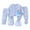 Blue, variant on Gibobby 5Pcs Baby Boy Girl Clothes Sets Cute Tops Hat Pants Bib Sock Shose Outfits Set Baby JumpsuitNewborn Baby and Accessories Gifts Layette Set(0-3 Months,Pink)