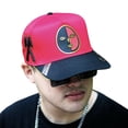 thumbnail image 3 of VAGO Style ELEGGUA Gorra Artesanal Roja Visera Curva, 3 of 5