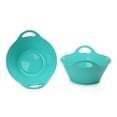thumbnail image 2 of Mintra Home - 4.5L Large Snack Bowl w/Handles 2PK - Orange - Large Serving Bowls for Snacks, Popcorn, Chips, Candy, Halloween (11.25inW x 6.75inH), 2 of 11