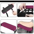 thumbnail image 3 of Chair Armrest Pads 2 PCS, Memory Foam Gaming Chair Cushion , Wine Red, 3 of 5