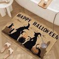 thumbnail image 3 of 1pc Happy Halloween Absorbent Non-Slip Bathroom Thickened Flannel Rug Decor,Soft,Quick Drying,Suitable For Indoor/outdoor Use,Bathrooms,Bedrooms,Kitchens,Terrace,Laundry Rooms,16"x24", 3 of 9