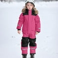 thumbnail image 6 of AWZXDE Kids Ski Jackets and Pants Set Windproof Leisure Snowsuit Warm Winter Snowboarding Insulated Coat Support to evryday Hot Pink,10-11 Years, 6 of 9