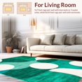 thumbnail image 2 of ODIKA 6' x 9' Machine Washable Non-Slip Area Rug, Abstract Blob High Traffic Rug, Teal, 191656, 2 of 7
