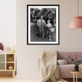 thumbnail image 3 of Historic Framed Print, [Sally Fitzgerald of Nyack, N.Y. holding hand of her foster grandfather", 92-year old William O. Powell; a service of Adult Counselors and Home Finders]", 17-7/8" x 21-7/8", 3 of 9