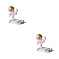 thumbnail image 3 of Seitruly Soporte universal para teléfono móvil con astronautas, soporte para teléfonos Spaceman, juguetes de fiesta, soporte de papelería para el Pierna alta dorada 2piezas, 3 of 5