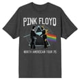 thumbnail image 5 of Pink Floyd Dark Side of the Moon Men's Charcoal T-shirt-M, 5 of 6