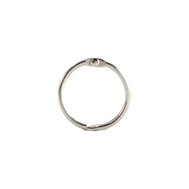 Anillos de encuadernación de Metal Yuarrent 50 piezas Plata interior 25mm