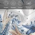 thumbnail image 6 of Blue Starfish Coastal Cloth Napkins, Eucalyptus Summer Nautical Shell Wooden Washable and Reusable Dinner Napkins Set of 2, Table Napkin for Kitchen Party Birthday Wedding Hotel Housewarming 20"x20", 6 of 9