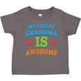 thumbnail image 3 of Inktastic My Great Grandma is Awesome Boys or Girls Toddler T-Shirt, 3 of 5