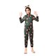 thumbnail image 1 of Pijama De Navidad Familiar De Manga Larga Con Capucha Y Estampado De Ciervo Con Cremallera Mono Casual, 1 of 3