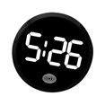 thumbnail image 2 of Lipstore Generic Car Dashboard Clock Decorative Reliable Easy to Read Car Accessories Black and White, 2 of 8