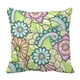 thumbnail image 1 of Funda de Almohada ABPHQTO Flores Adornadas Zentangle Floral 45x45 cm, 1 of 1