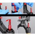 thumbnail image 2 of Bike Fork Schrader Valve Adapter for Mountain Bicycle Cycling Parts Silver, 2 of 9