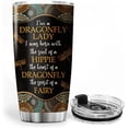 thumbnail image 3 of Dragonfly Tumbler Stainless Steel 20oz Mandala Pattern Bohemian Girl Hippie Gifts For Women Flying Insect Mystical Animal Coffee Mug Tumblers With Dragonfly Gift, 3 of 6