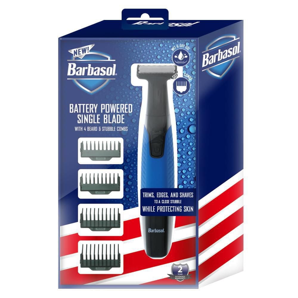 Barbasol Wet and Dry Electric Single Blade Foil Shaver