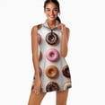 thumbnail image 2 of Colorful Donut Pattern Sports Dresses Women Tennis Dress Outdoor Badminton Golf Quick-Drying And Breathable Sports Dress, 2 of 4