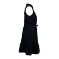 thumbnail image 2 of Vestido George para Mujer Corto con Olan en Ruedo, Sin Mangas, Botones en Pecho Negro Talla EEG, 2 of 4