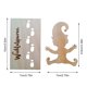 thumbnail image 2 of Plantilla de Huellas de Navidad Wdftyju Piso Reutilizable para Decoraciones de Ventanas, 2 of 6