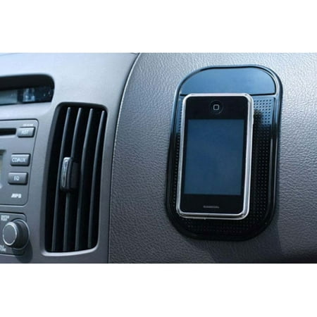 Car Non-Slip Dashboard Mat Holder Sticky Mount Vehicle Dash Grip Black J1W for Alcatel Idol 5, REVVL - ASUS Zenfone 3 Max 4 Pro AR V Live - BLU Grand M,