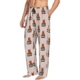 thumbnail image 3 of Kdxio German Shepherd Dog Print Men's Sleep Pajama Pant Lounge Pants with Pockets, 3 of 8
