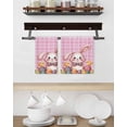 thumbnail image 3 of Pink Easter Bunny Kitchen Dish Towels for Drying Dishes Set of 3, Spring Easter Eggs Chicken Floral Plaid Waffle Weave Microfiber Hand Tea Bathroom Towels Quick Dry & Absorbent Towel 15.7x23.6, 3 of 7