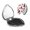 Heart Shape, variant on Kdxio Fly Flying Ladybug Pocket Mirror, 1X/2X Travel Makeup Mirror 2-Sided Folding Small Mirror Portable Double-Sided Magnifying Cosmetic Mirror for Gift-Heart Shape