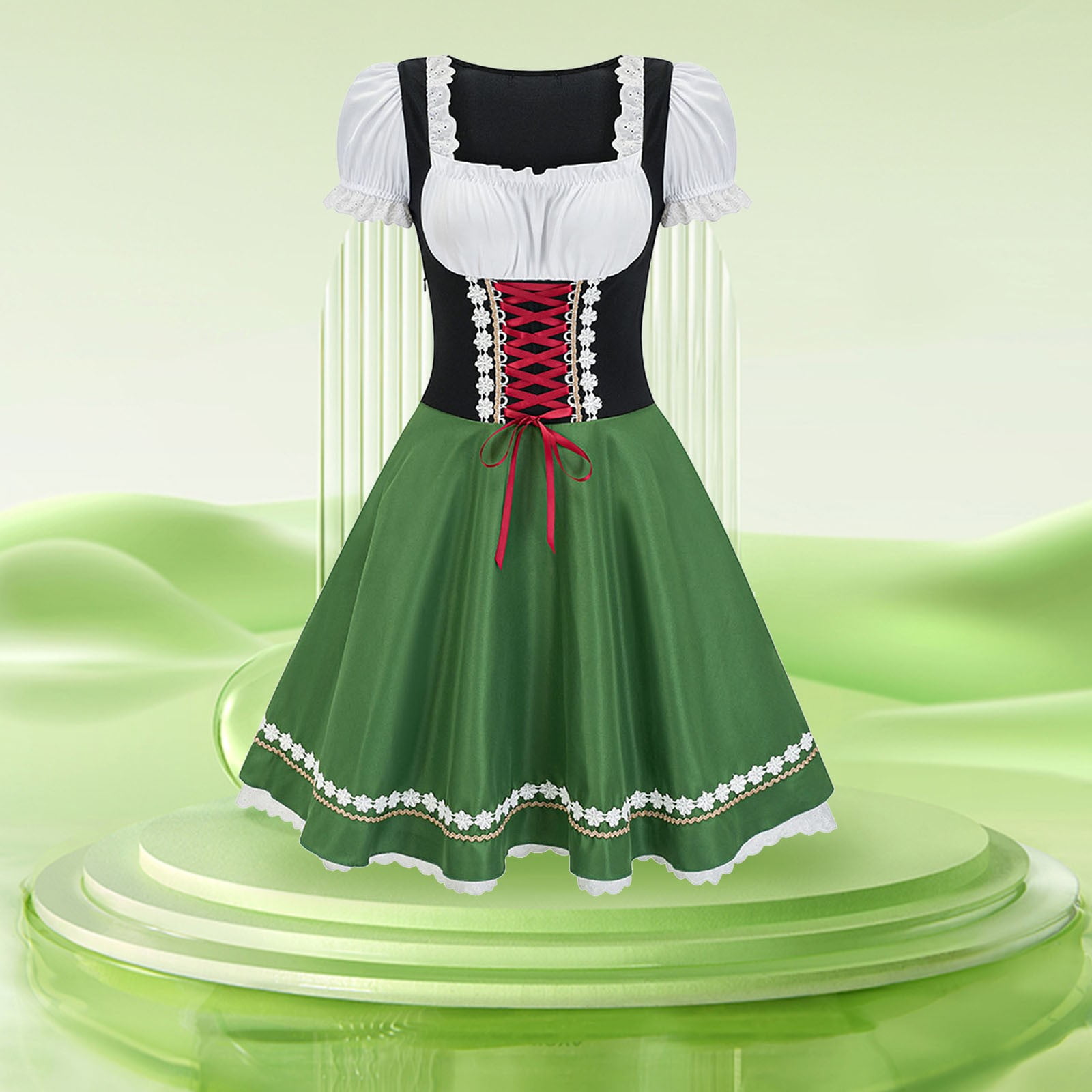 XVJRHAK Oktoberfest Dress Women Oktoberfest Costumes Outfits Dirndl Dress Traditional German Beer Festival (Green,XL) - Walmart.ca XVJRHAK Oktoberfest Dress Women Oktoberfest Costumes Outfits Dirndl Dress Traditional German Beer Festival (Green,XL) - Walmart.ca