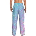 thumbnail image 3 of Bingfone Fantasy Gradient Mens All Over Print Sleep Pajama Pants-Small, 3 of 9