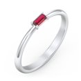 thumbnail image 3 of East-West Baguette Ring - Blue Sapphire (September), 3 of 3