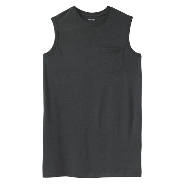 Kingsize Men's Big & Tall ShrinkLess™ LongerLength Lightweight Muscle
