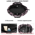 thumbnail image 3 of Pink Breast Cancer Travel Tote Bags for Women Carry On,Large Weekender Bags for Women Travel,Multi Functional Duffle Bag for Work,Shopping,Sports, 3 of 5