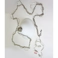 thumbnail image 5 of The Entertainer Plug-In Swag Pendant Light 16" White Glass with Brushed Nickel Chain, 5 of 5