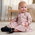 thumbnail image 3 of Gerber Baby Girl Ruffled Sleeves Dress, Sizes 0/3 Months - 24 Months, 3 of 8