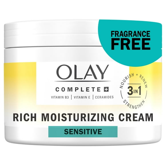 Crema hidratante Olay Complete+ Rich, 250 ml, sin fragancia