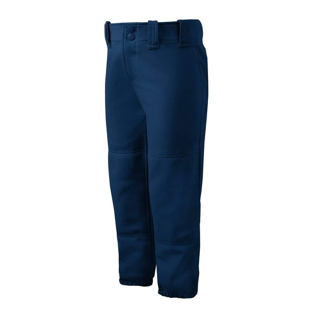 Pantalón de Softbol Mizuno para Mujer, Cintura Baja, Color Azul Marino, Talla XL