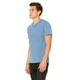thumbnail image 3 of The Unisex Jersey Short-Sleeve V-Neck T-Shirt - STEEL BLUE - M, 3 of 4