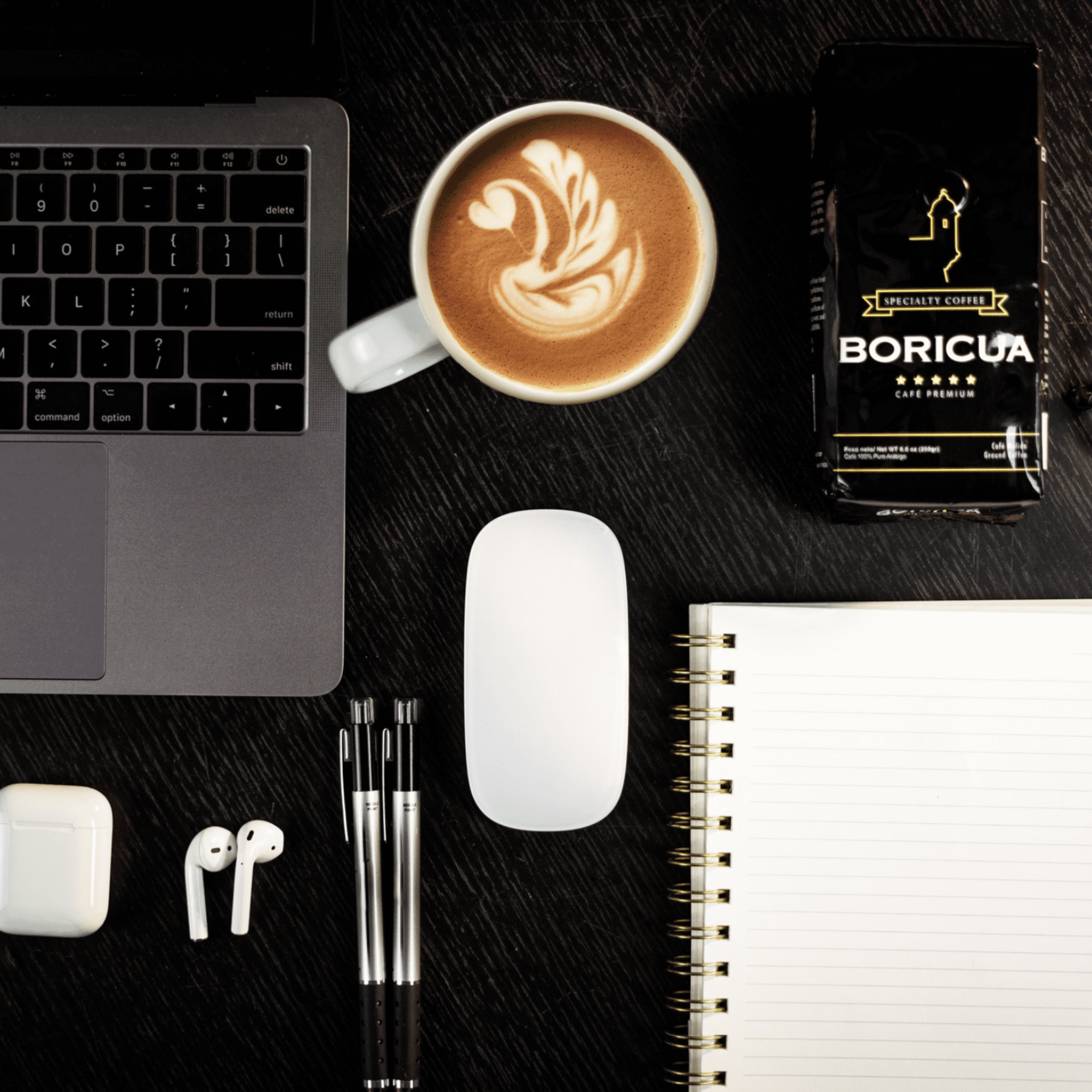 Boricua Ground Coffee Premium, 8.8 oz, from Puerto Rico, Shelf Stable, Medium Dark Roast Type