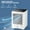 White, variant on sruoe Air Conditioners Portable, Personal Air Cooler, Portable Air Conditioner, Small Air Conditioner for Outdoor Camping, Student Desk and Travel Bedroom